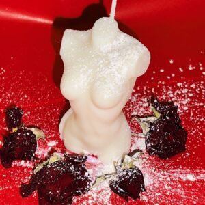 Candela "Mon Amour" - cera di soia