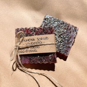 Saponetta scrub Lavanda