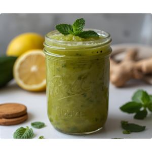 Confettura di Cetriolo con limone, zenzero e menta