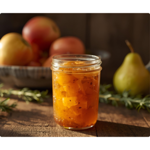 Confettura di Maggiorana, Mela e Pera
