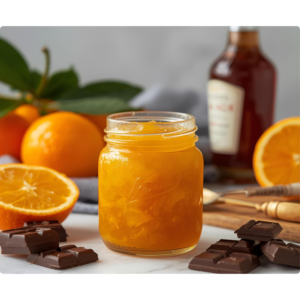 Marmellata di Arancia, Cioccolato fondente e Rum